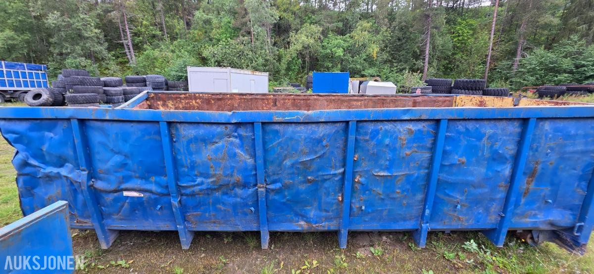 krokcontainer - krokflak - Lastebil - 22 kubikk