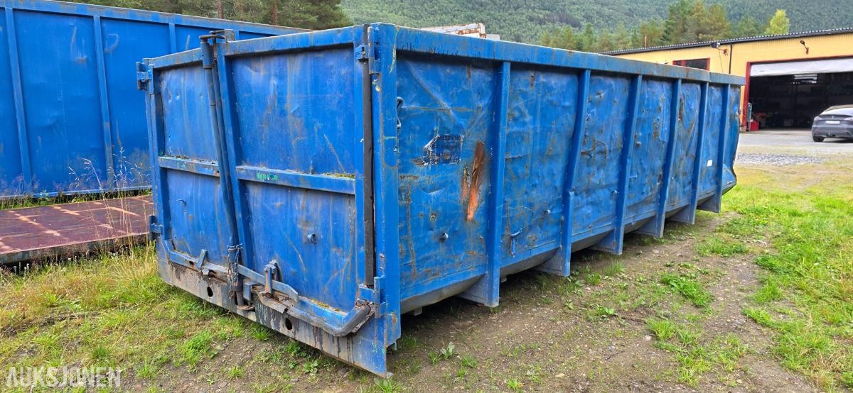 krokcontainer - krokflak - Lastebil - 22 kubikk