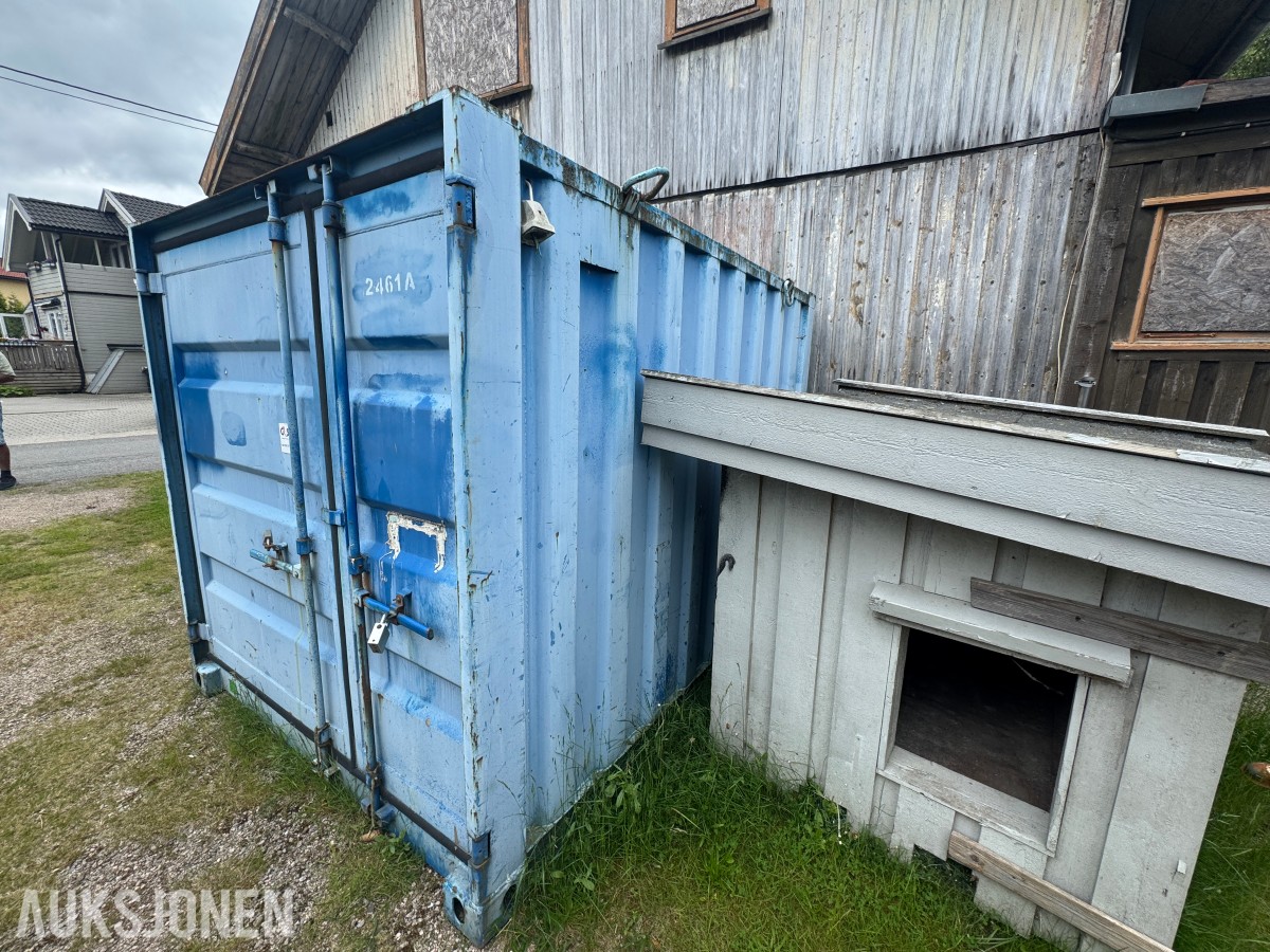 8 fot Stålcontainer Stålcontainer