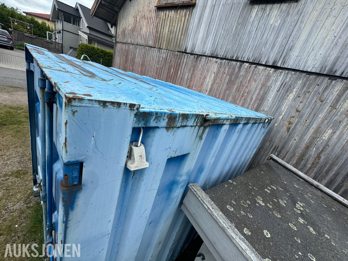 8 fot Stålcontainer Stålcontainer