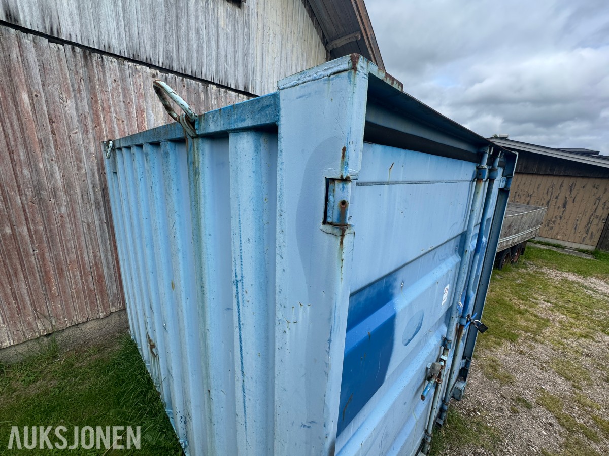 8 fot Stålcontainer Stålcontainer