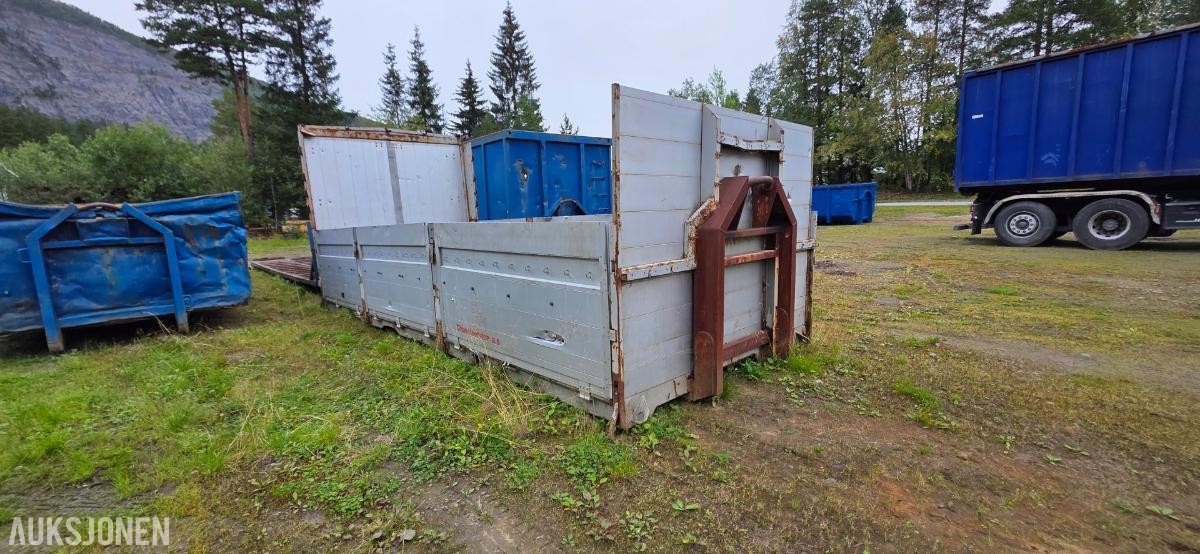 1986 krokcontainer - krokflak - Lastebil - 22 kubikk