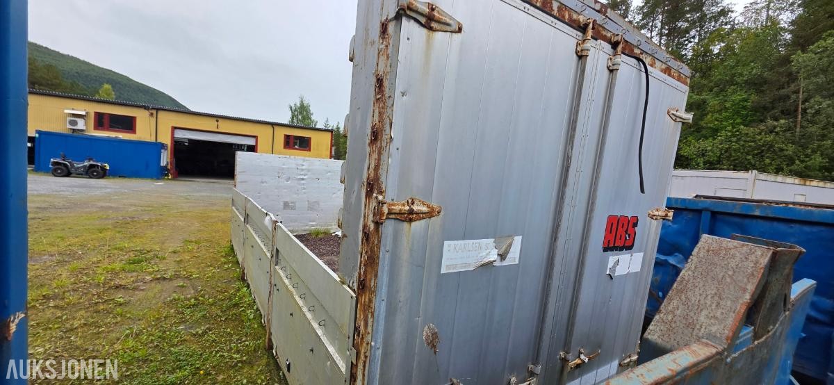 1986 krokcontainer - krokflak - Lastebil - 22 kubikk
