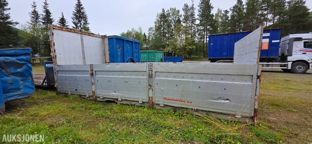 1986 krokcontainer - krokflak - Lastebil - 22 kubikk