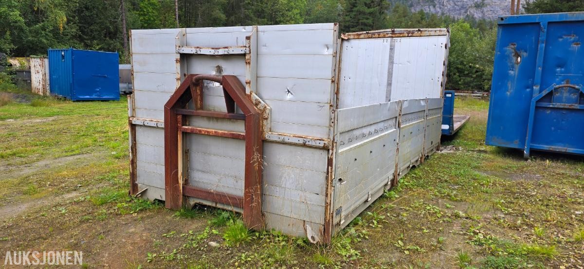 1986 krokcontainer - krokflak - Lastebil - 22 kubikk