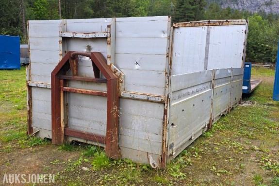 1986 krokcontainer - krokflak - Lastebil - 22 kubikk
