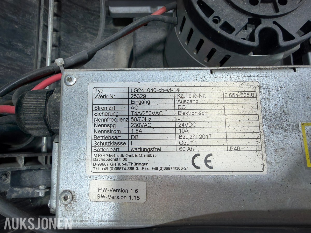 2017 Kärcher Professional KM 75/40 W Bp Pack batteridrevet feiemaskin