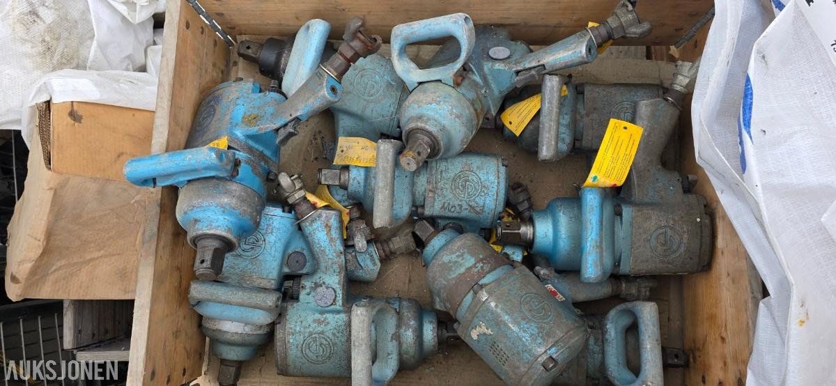 10 stk Chicago Pneumatic CP895 luftdrevet muttertrekker 1" CP895