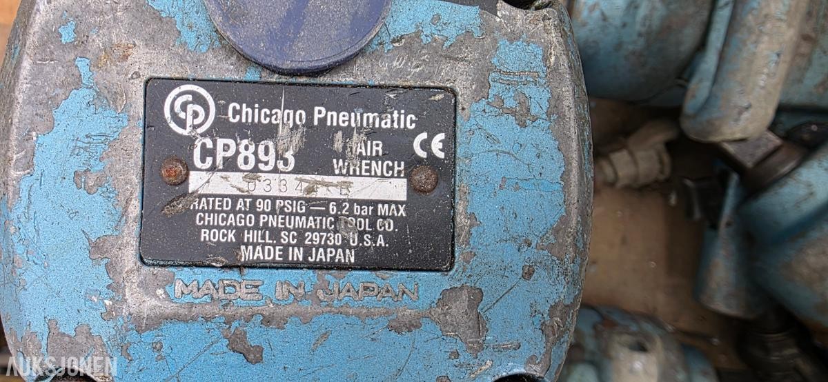 10 stk Chicago Pneumatic CP895 luftdrevet muttertrekker 1" CP895