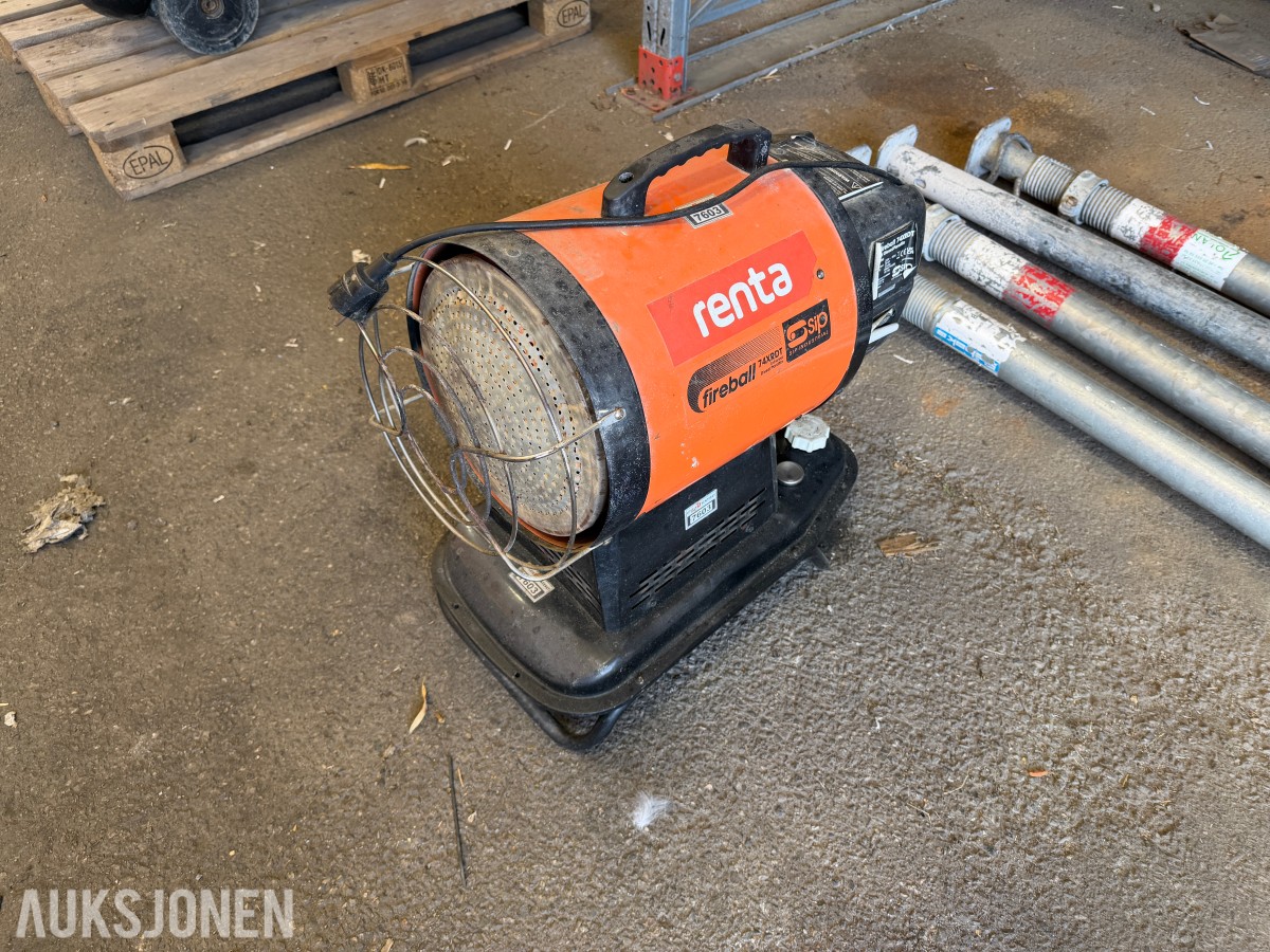 SIP Fireball 74XRDT - 20kW infrarød varmeovn