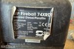 SIP Fireball 74XRDT - 20kW infrarød varmeovn