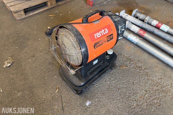 SIP Fireball 74XRDT - 20kW infrarød varmeovn