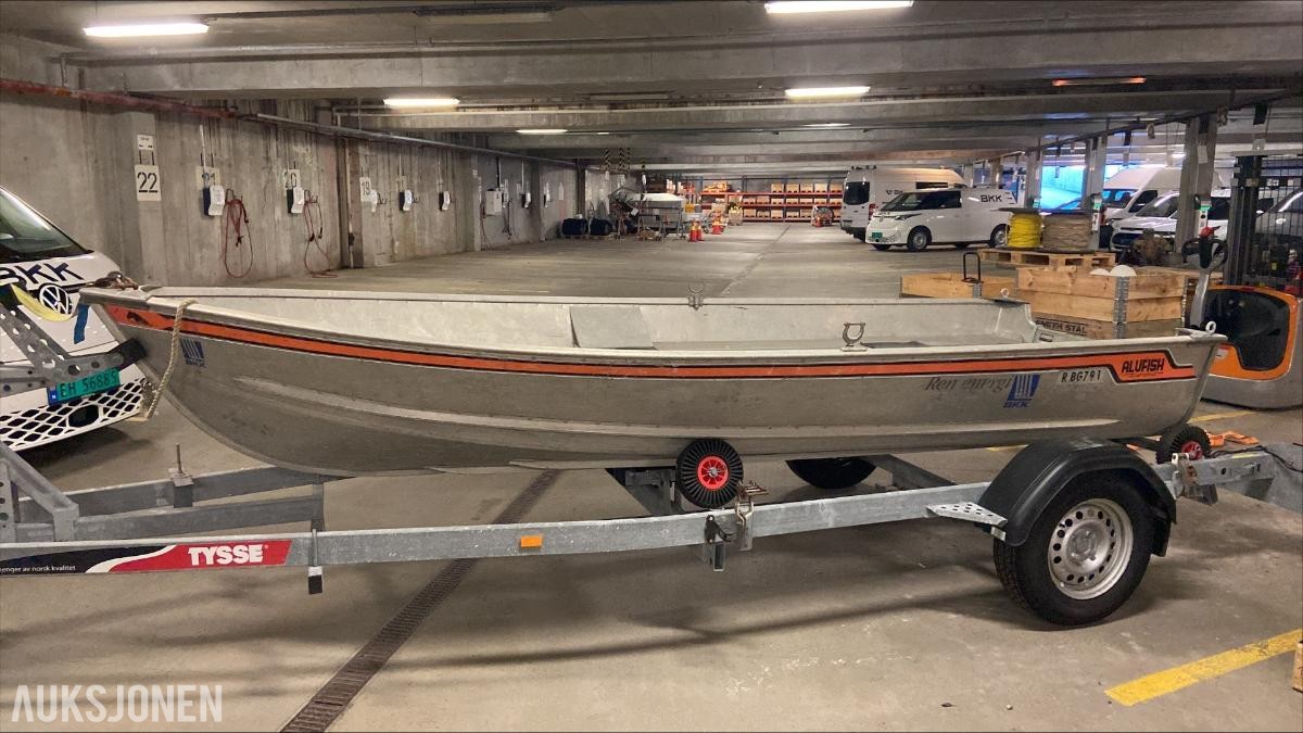 1990 Alufish 433 - Aliminiumsbåt