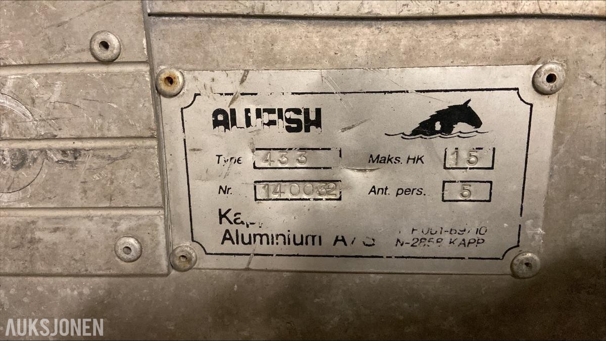 1990 Alufish 433 - Aliminiumsbåt