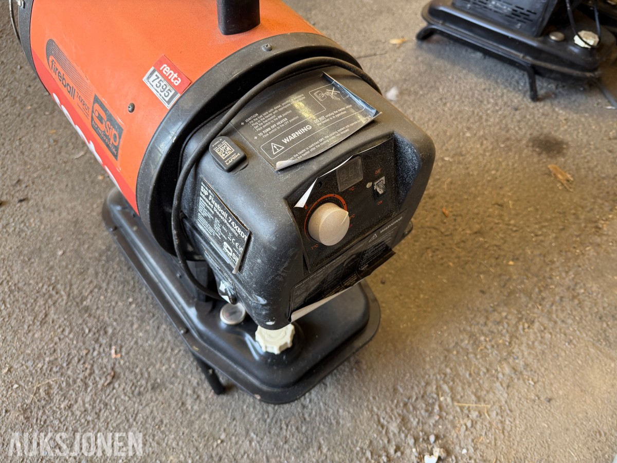 SIP Fireball 74XRDT - 20kW infrarød varmeovn
