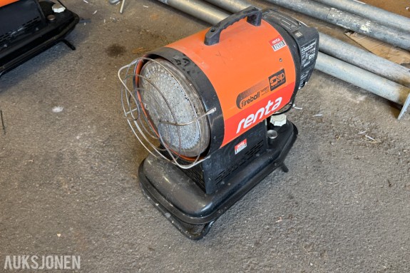 SIP Fireball 74XRDT - 20kW infrarød varmeovn