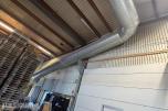 Ventilasjonsrør fra næringsbygg
