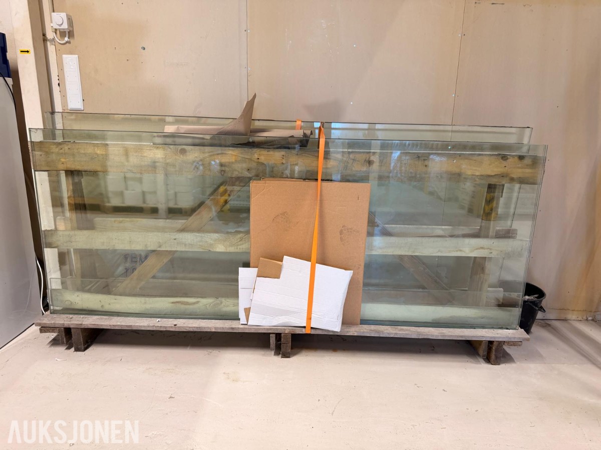 6 stk. 2-lags isolerglass – 257 cm lengde – to bredder