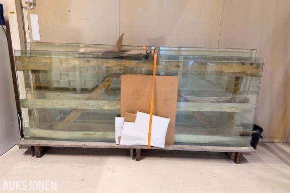 6 stk. 2-lags isolerglass – 257 cm lengde – to bredder