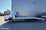 2013 Mercedes-Benz Atego 970PKI2 biltransporter - plan med vinsj - 160 kW / 218 hk OM924LA dieselmotor - kilometerstand 304.866 km - nyttelast 2.920 kg