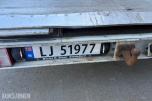 2013 Mercedes-Benz Atego 970PKI2 biltransporter - plan med vinsj - 160 kW / 218 hk OM924LA dieselmotor - kilometerstand 304.866 km - nyttelast 2.920 kg
