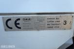2013 Mercedes-Benz Atego 970PKI2 biltransporter - plan med vinsj - 160 kW / 218 hk OM924LA dieselmotor - kilometerstand 304.866 km - nyttelast 2.920 kg