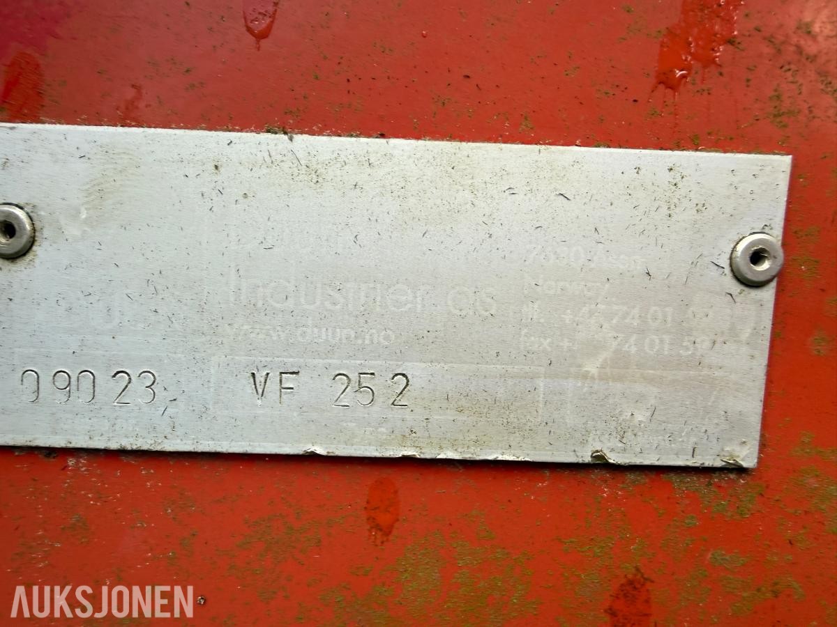 2012 Duun Snøfreser 252cm m/ekstra hydr. klaff og sving