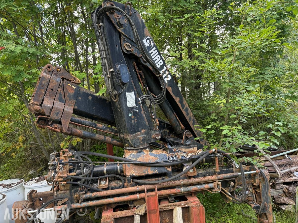 Hiab 112 Kollikran m/3 hydrauliske utskyt og radiostyring
