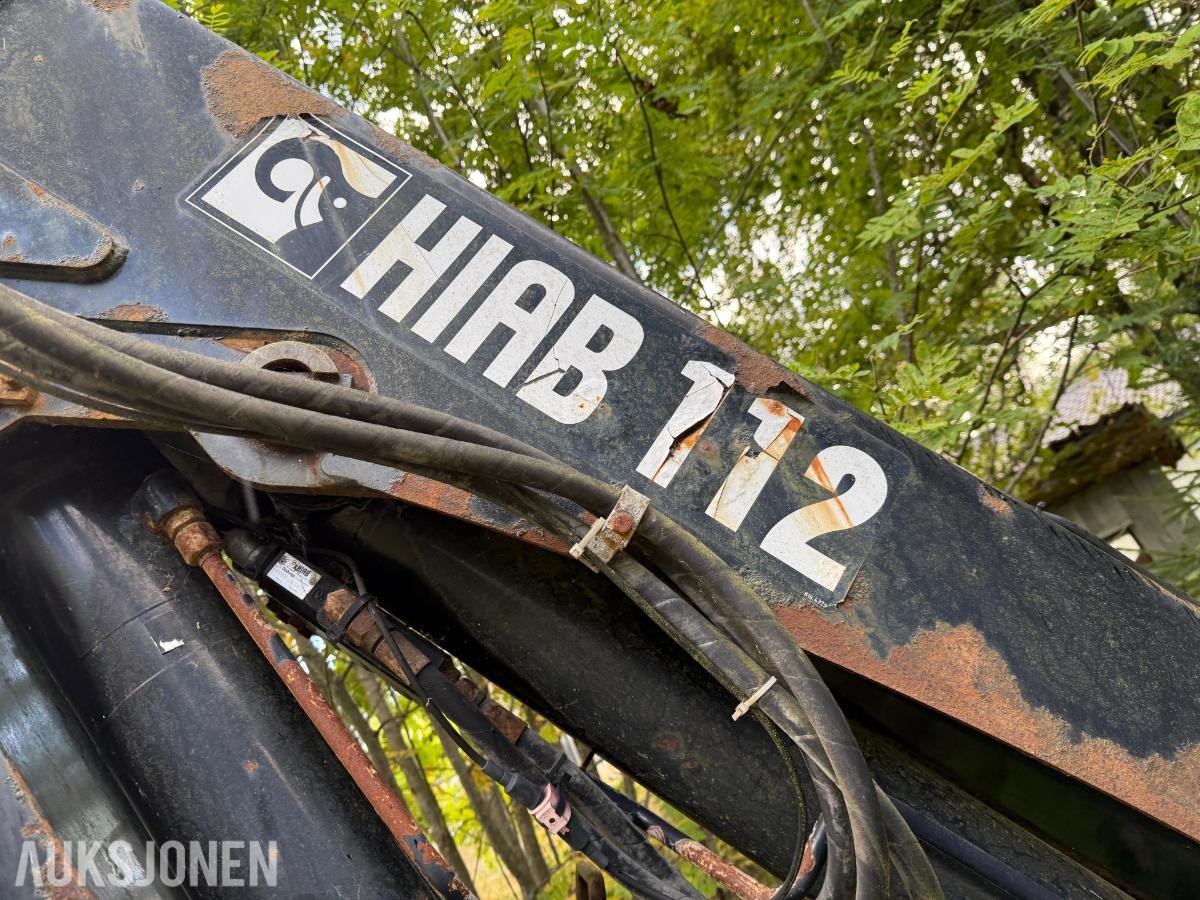 Hiab 112 Kollikran m/3 hydrauliske utskyt og radiostyring