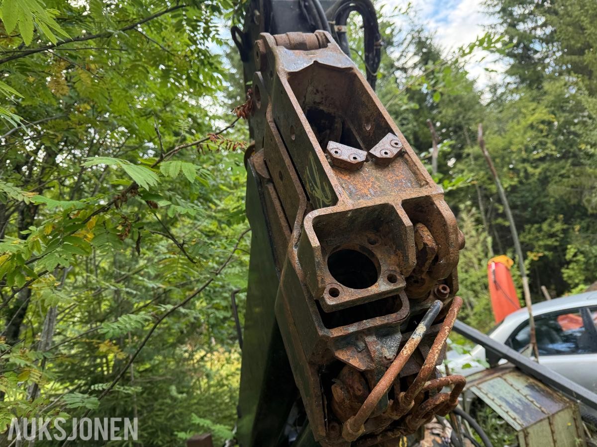 Hiab 112 Kollikran m/3 hydrauliske utskyt og radiostyring