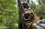 Hiab 112 Kollikran m/3 hydrauliske utskyt og radiostyring