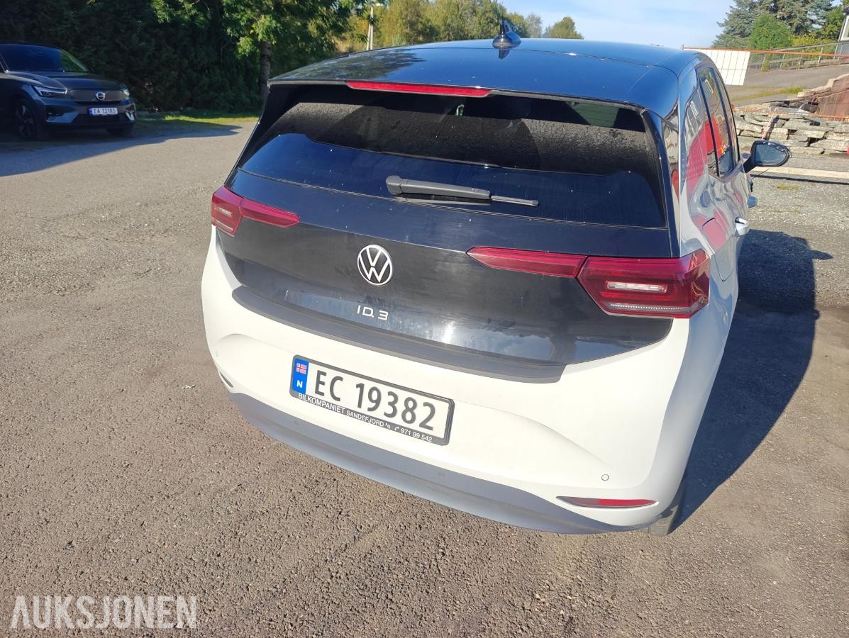 2021 Volkswagen ID.3 PRO 58kWh 204hk kollisjonsskadet, eu ok til 12.2026