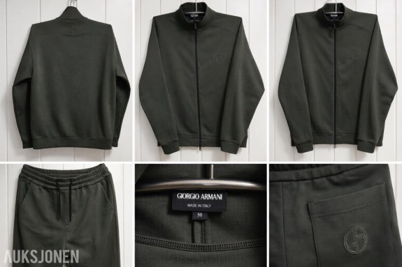 2025 Giorgio Armani Blousen Jacket & trouser green - Main Line