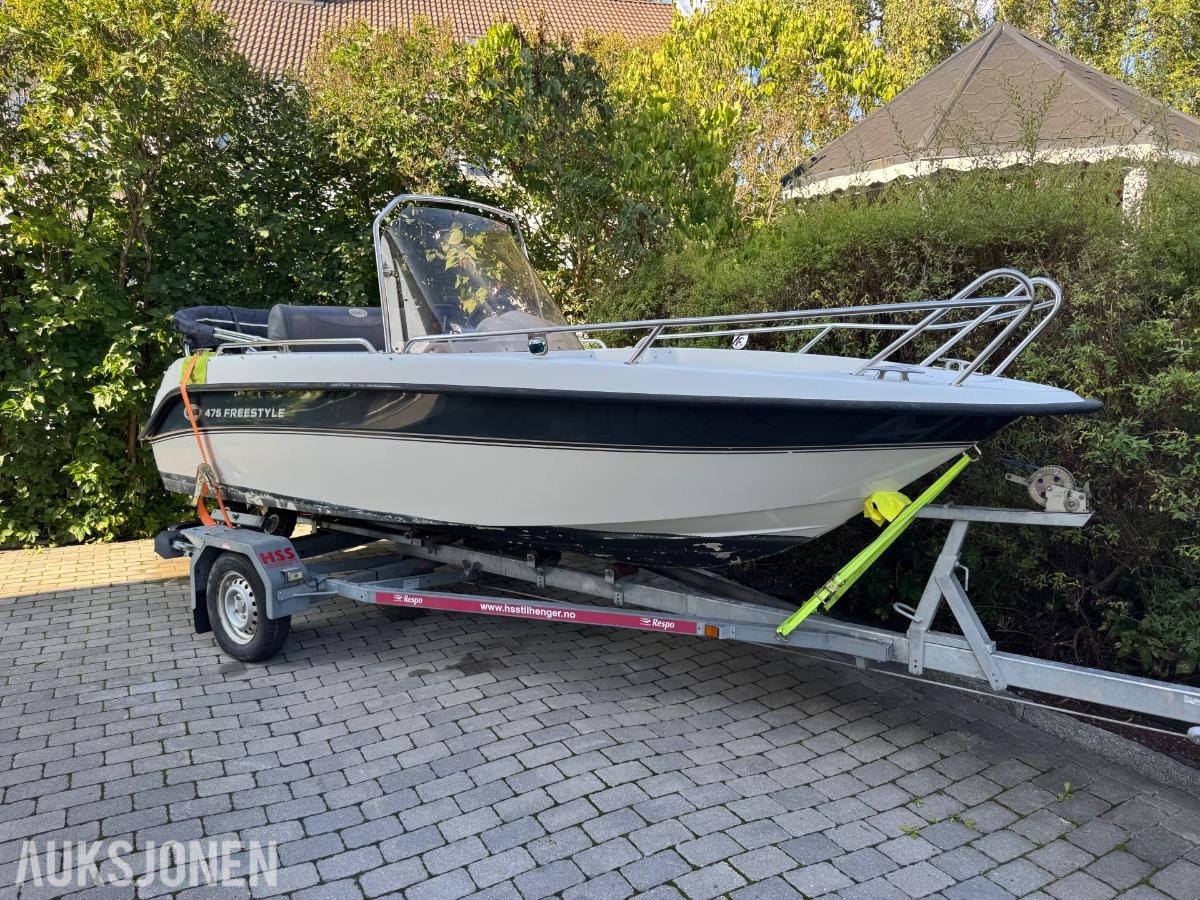 2008 Askeladden 475 Freestyle båt  med Mercury F50 og henger