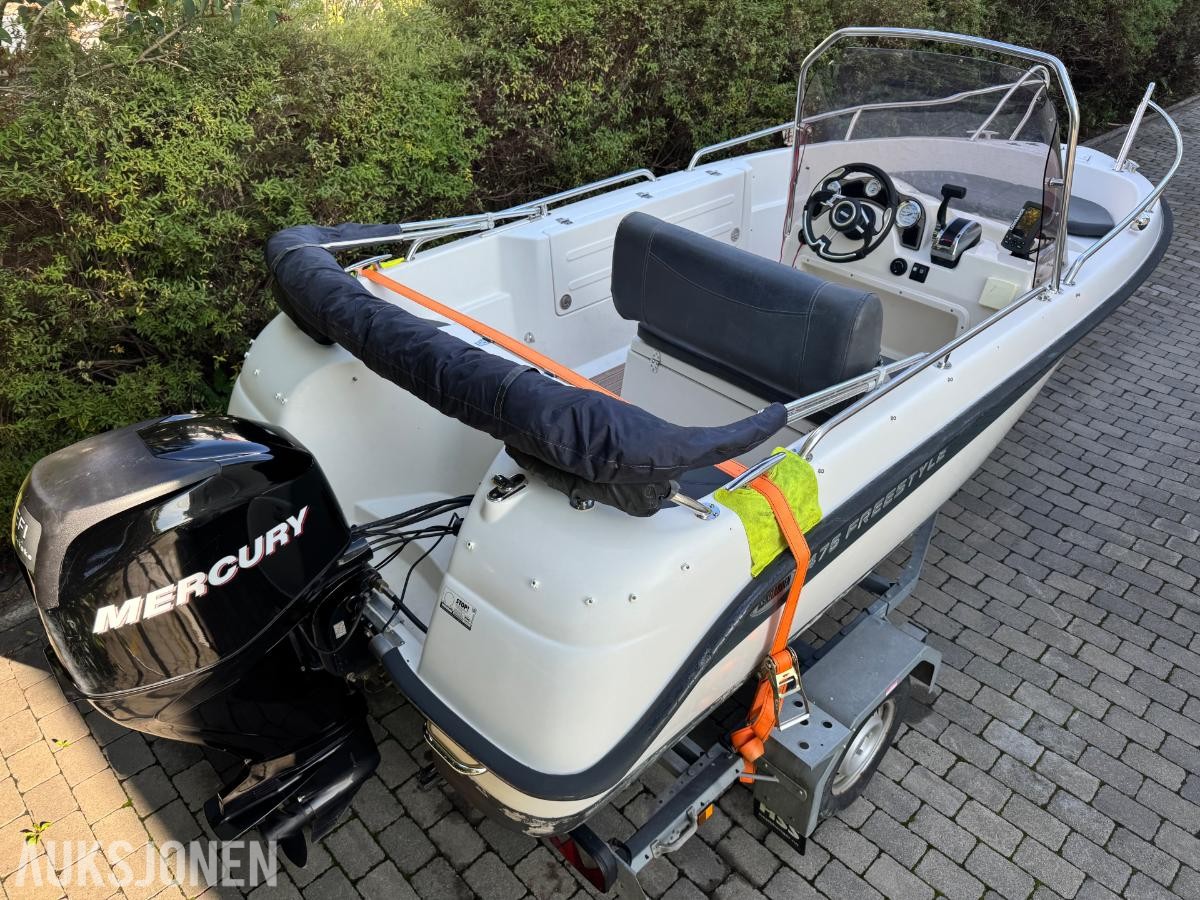2008 Askeladden 475 Freestyle båt  med Mercury F50 og henger