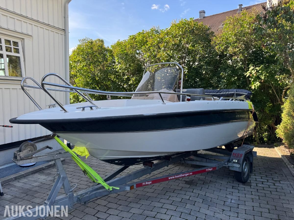 2008 Askeladden 475 Freestyle båt  med Mercury F50 og henger