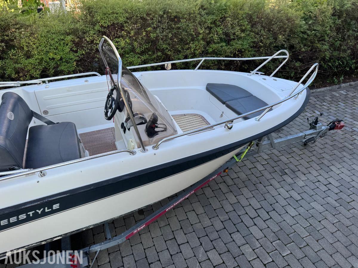 2008 Askeladden 475 Freestyle båt  med Mercury F50 og henger