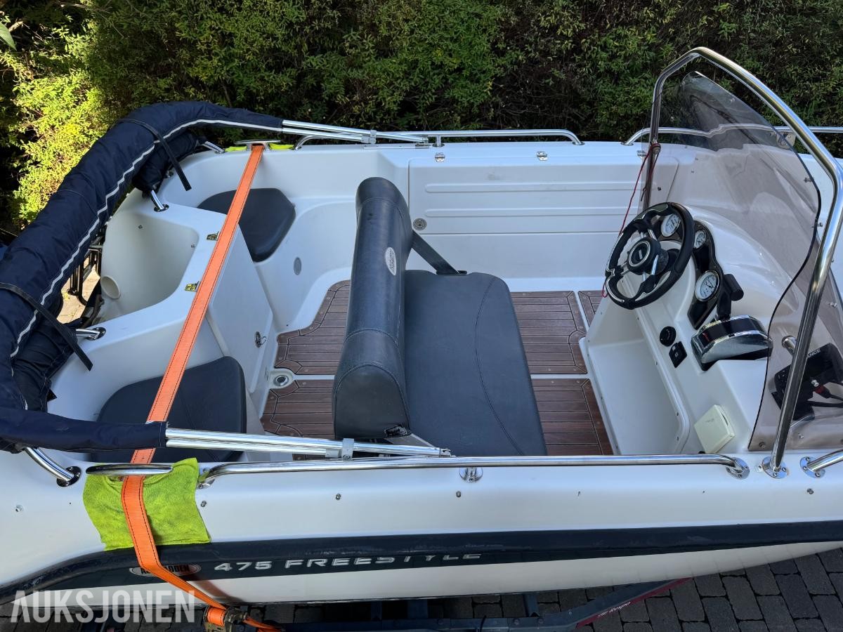 2008 Askeladden 475 Freestyle båt  med Mercury F50 og henger