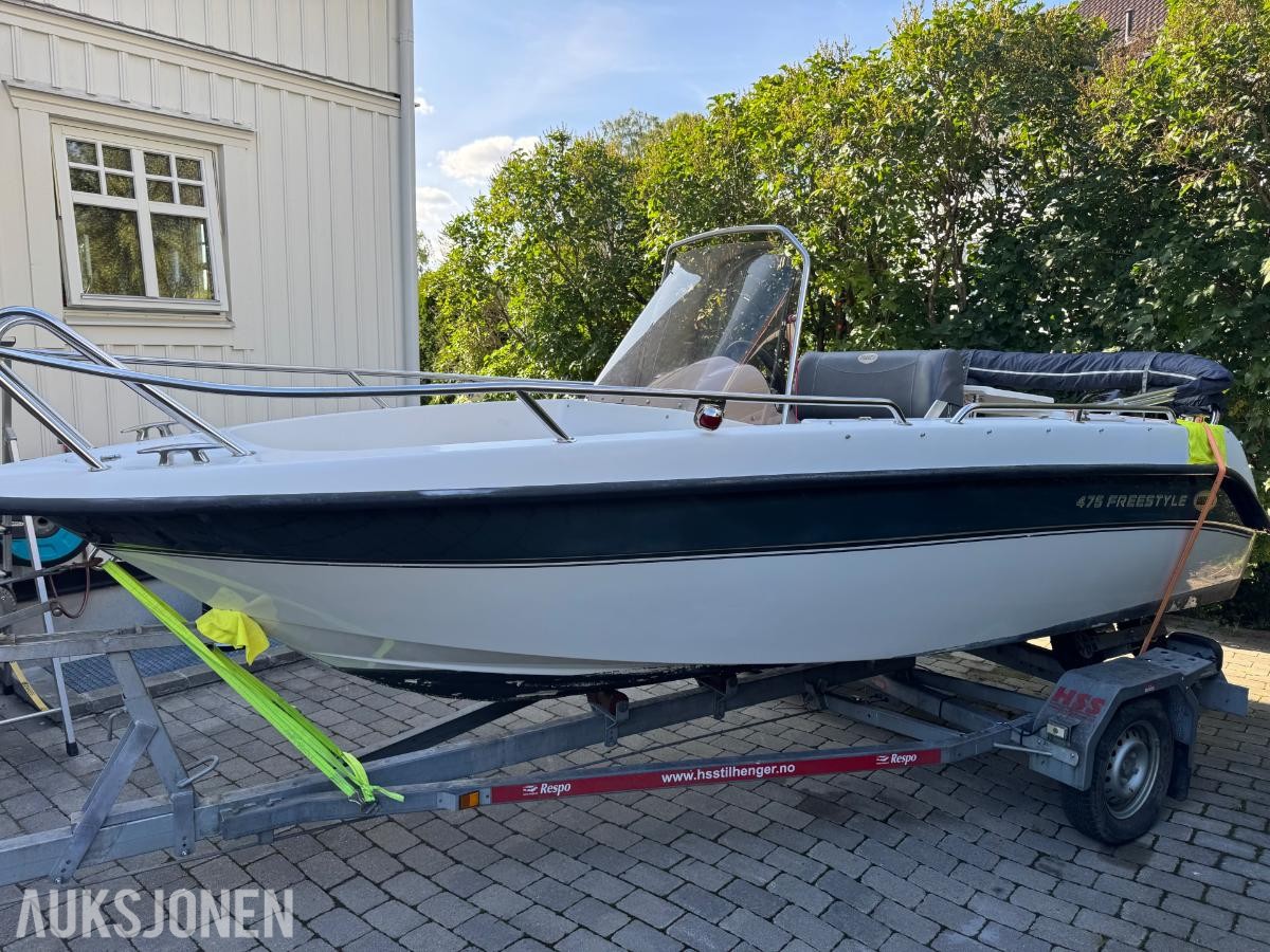 2008 Askeladden 475 Freestyle båt  med Mercury F50 og henger