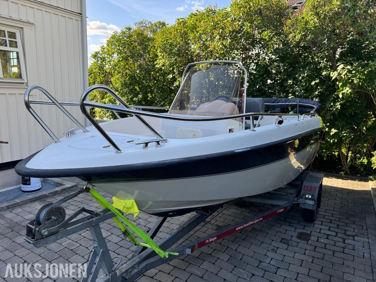 2008 Askeladden 475 Freestyle båt  med Mercury F50 og henger