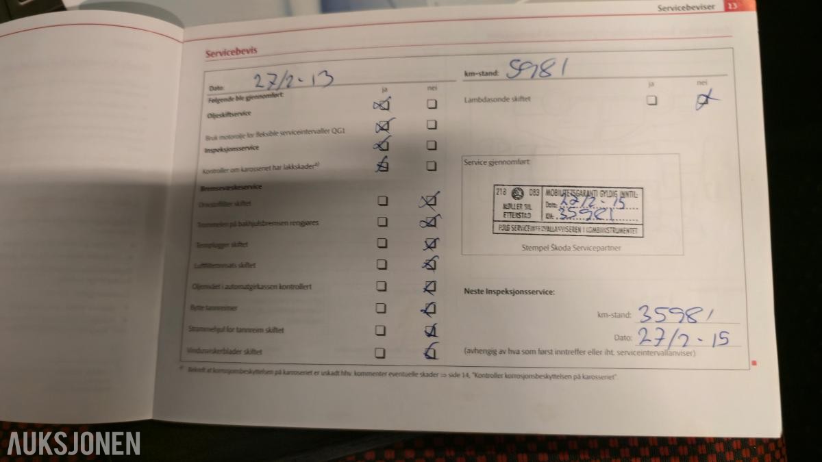 2011 Skoda Fabia 1.2 105hk s+v dekk lav km 73065km