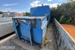 1990 Husmann krokcontainer med komprimator – reparasjonsobjekt