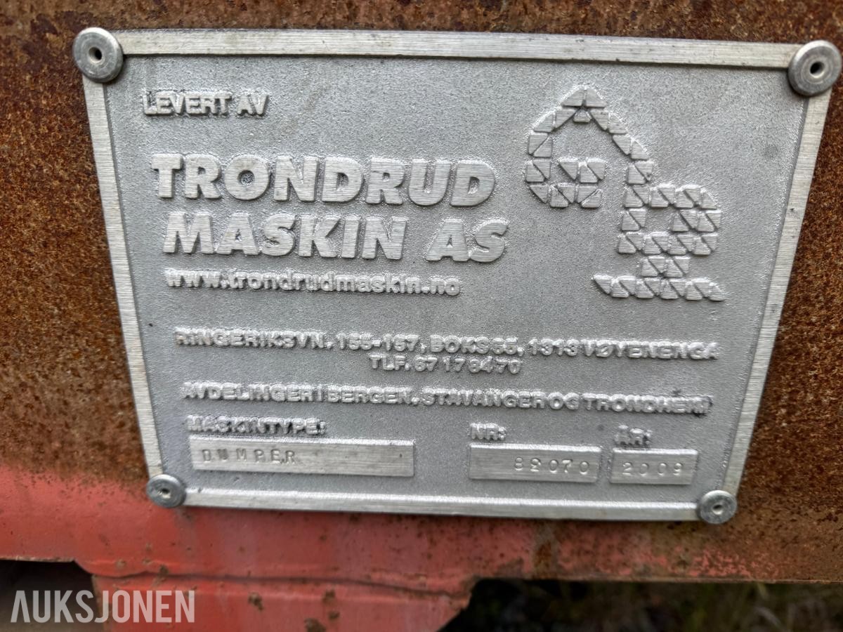2009 JPM Dumperhenger m/Spredelem og fjærende drag