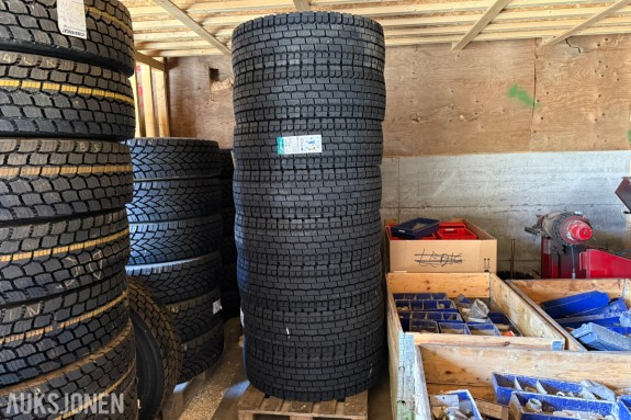 8 stk nye Jinyu JW592 drivhjul – 315/70R22.5 – 156/150L – 18PR