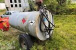 Dieseltank montert på Tilhenger 3000L m/pumpe