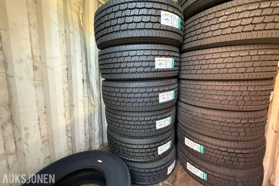 4 stk nye Jinyu JW593 framdekk 385/65R22.5 – 164K – 24PR – lastebil