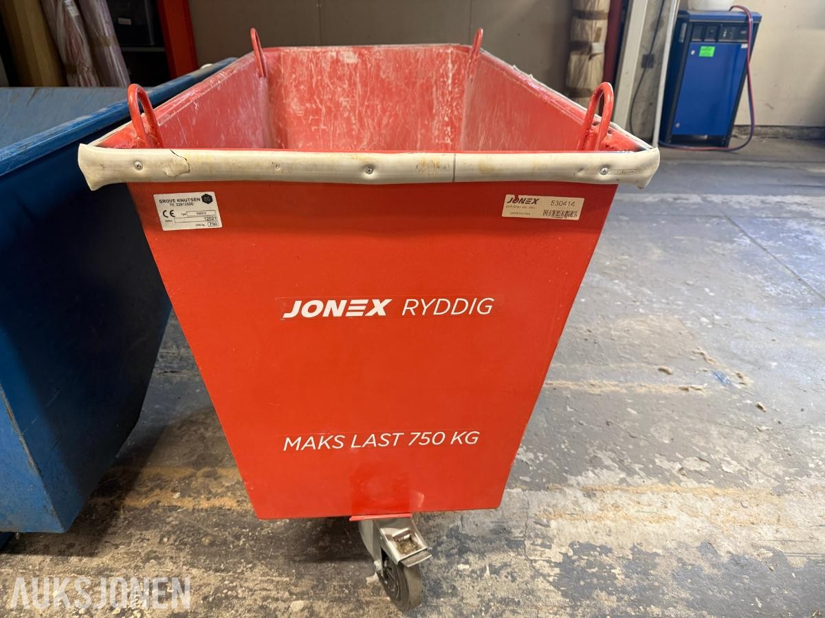 Jonex Ryddig Avfallsvogn m/hjul Volum 400L