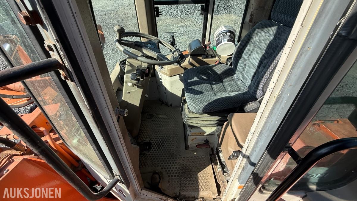 1995 Fiat-Hitachi FR130.2 hjullaster m/ Gjerstad frontskuff - 9 256 timer
