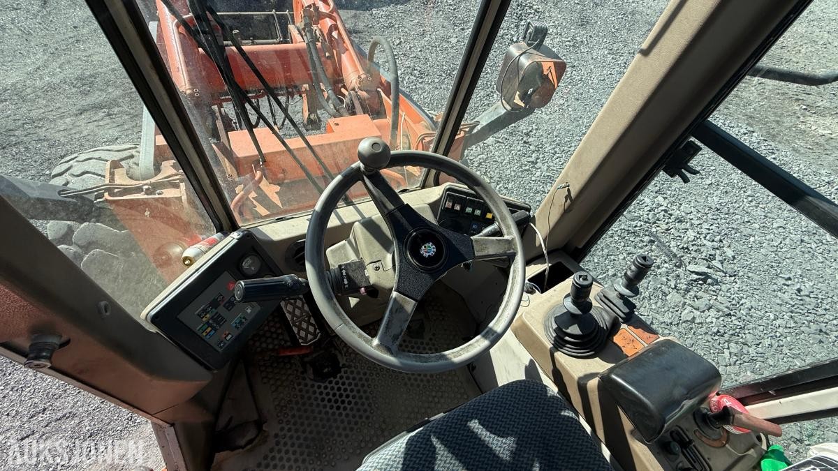 1995 Fiat-Hitachi FR130.2 hjullaster m/ Gjerstad frontskuff - 9 256 timer