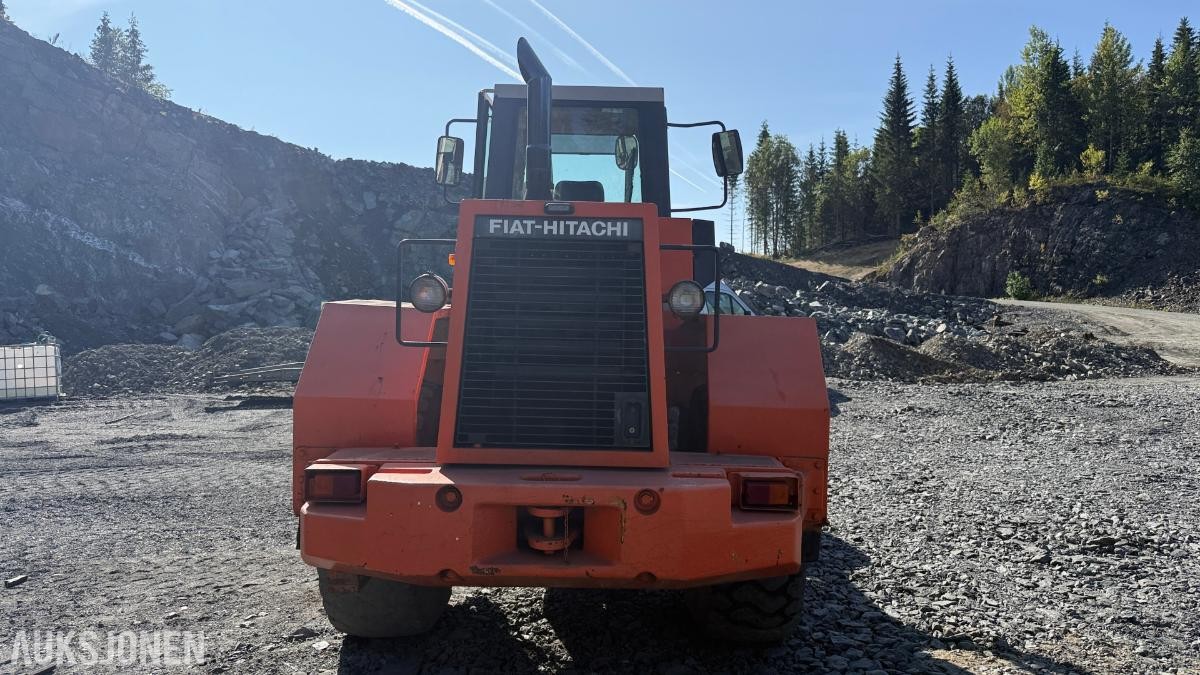 1995 Fiat-Hitachi FR130.2 hjullaster m/ Gjerstad frontskuff - 9 256 timer